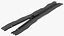 Open End Nylon Coil Zipper with Slider Black