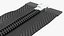 Open End Nylon Coil Zipper with Slider Black
