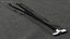 Open End Nylon Coil Zipper with Slider Black