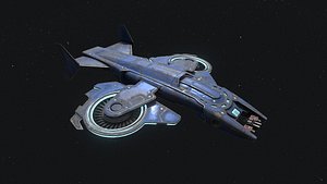 23spaceship 3D model