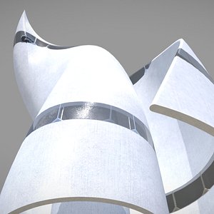 3D pbr building architectural model