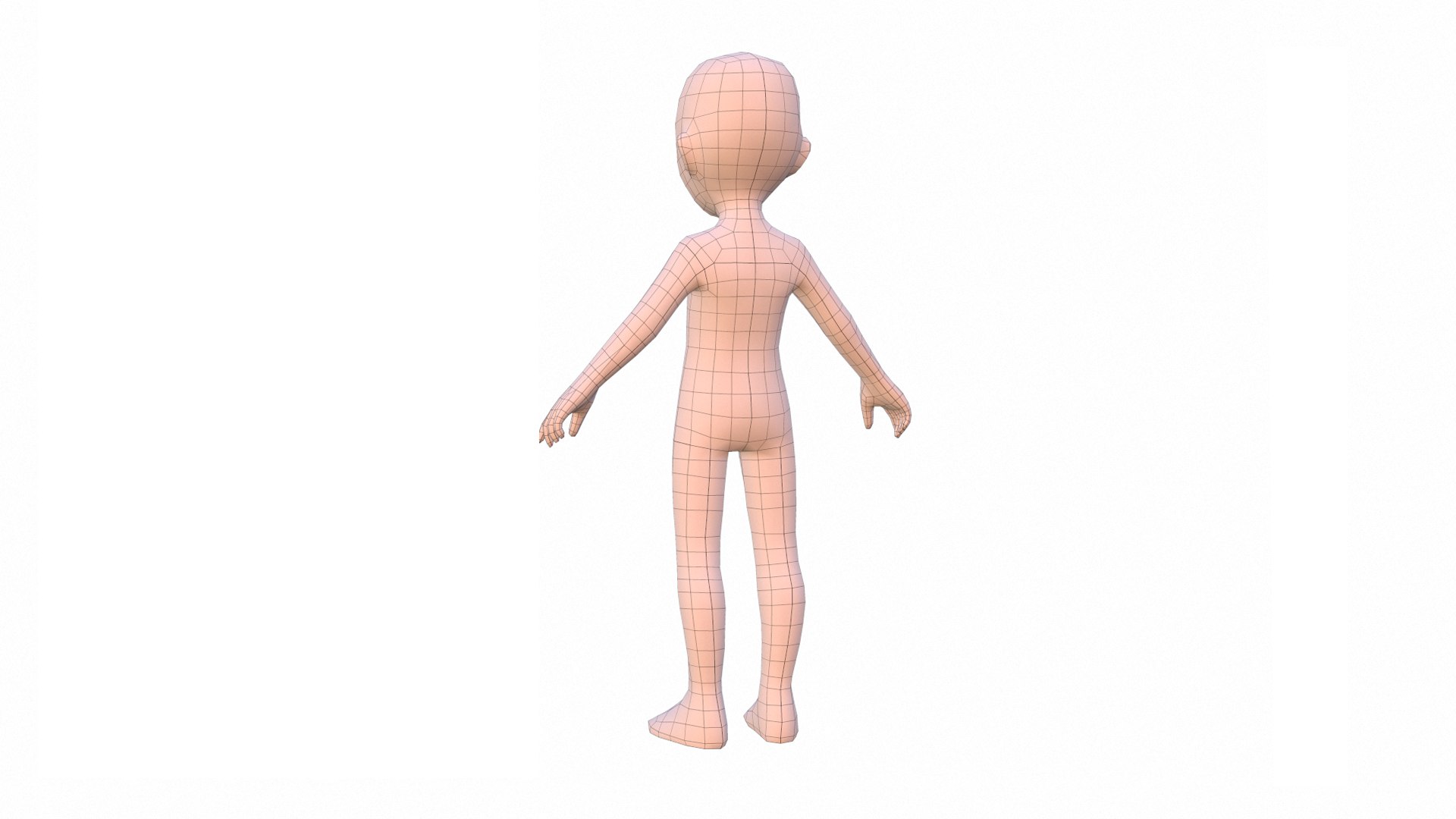 Boy basemesh 3D - TurboSquid 1665595