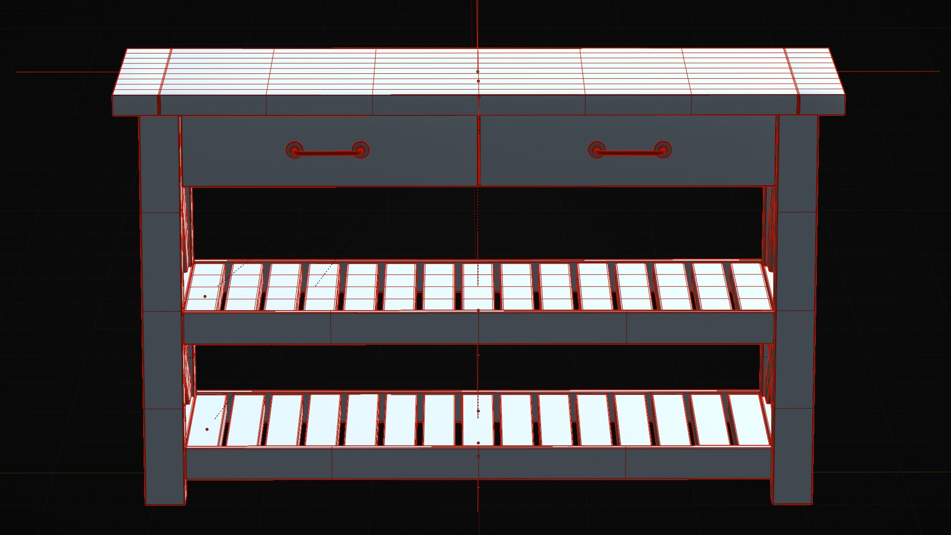 Jaxon Grey Console Table 3D Model TurboSquid 2182789