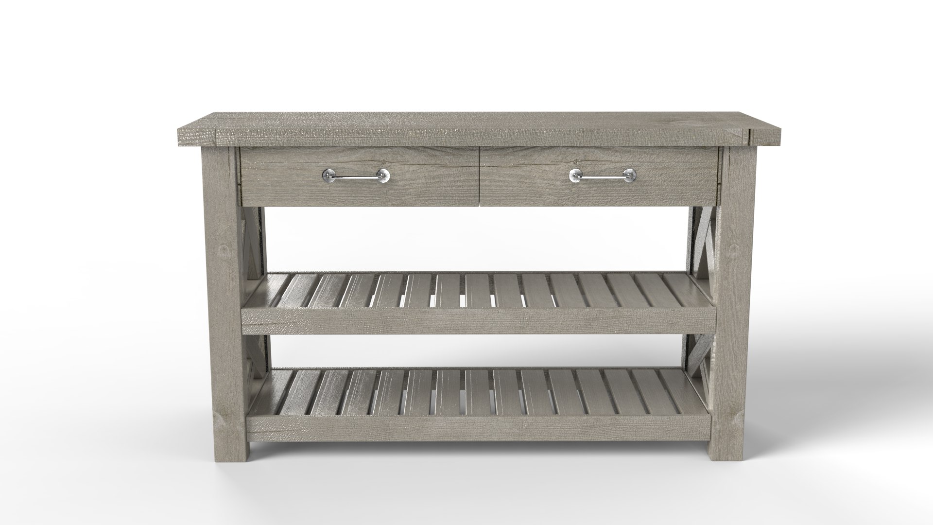 Jaxon Grey Console Table 3D Model TurboSquid 2182789
