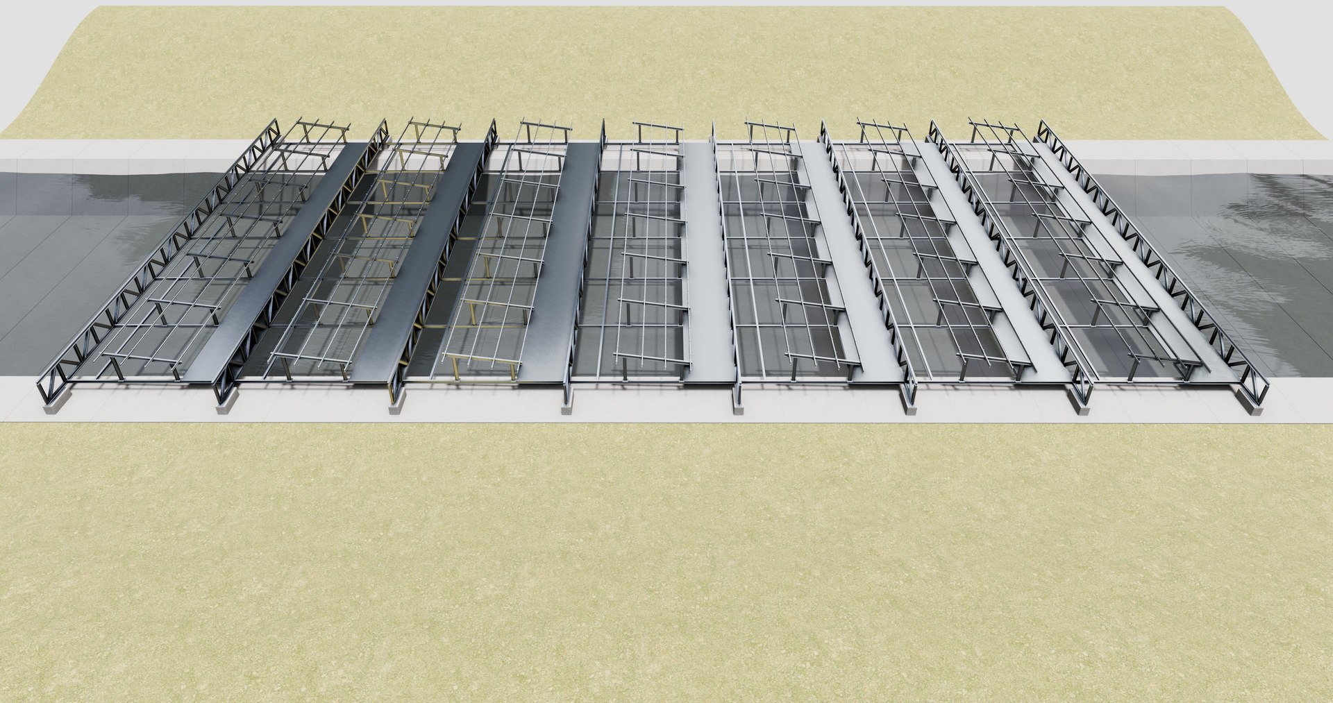 3D 200 kW Solar Canal https://p.turbosquid.com/ts-thumb/20/LrhfSN/J6/25/jpg/1732970043/1920x1080/fit_q87/653b3903abecf55e42567f5cf8b1ba5187c8ffc6/25.jpg