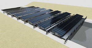3D 200 kW Solar Canal