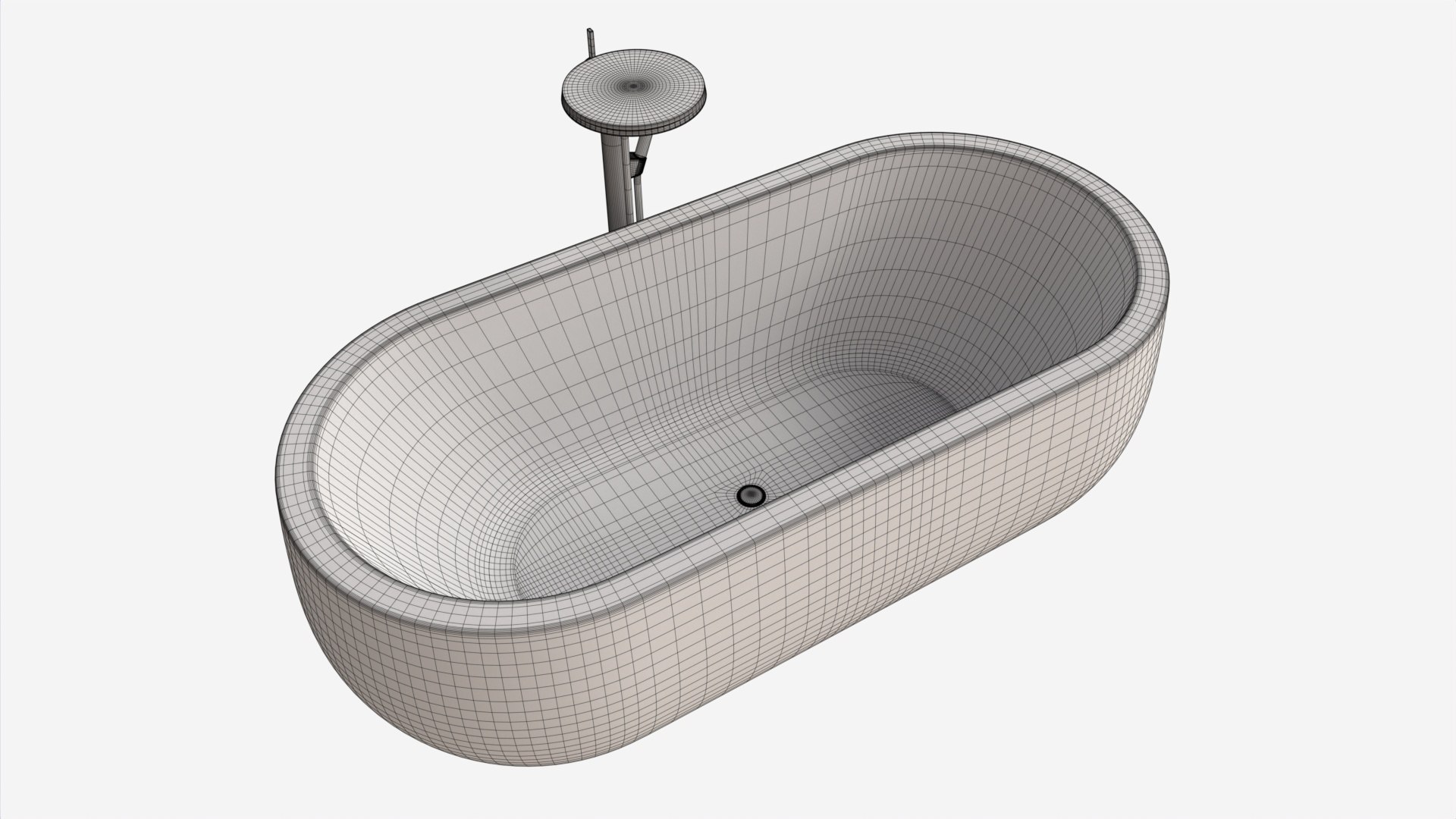 3D Laufen Ilbagnoalessi Freestanding Bathtub 01 - TurboSquid 2012781