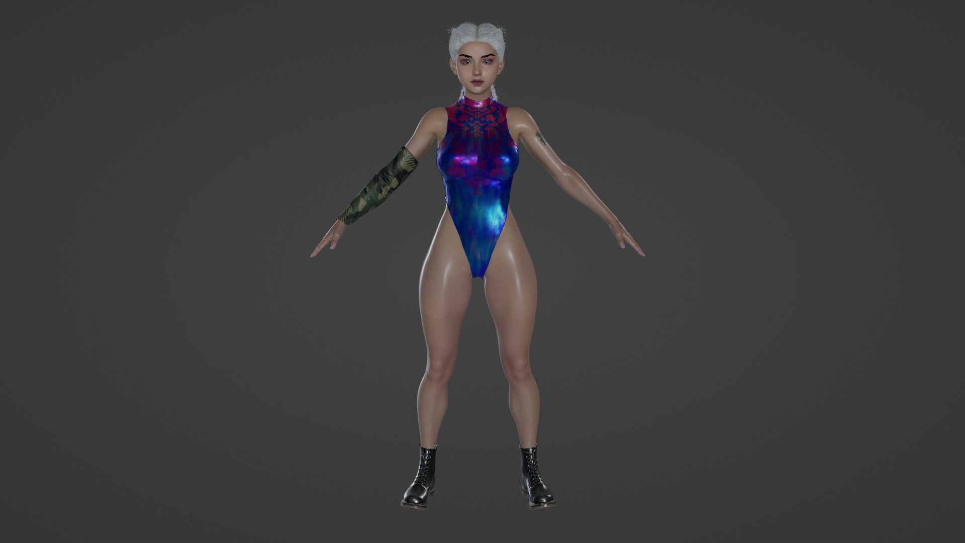 3d Izzy 3d Nude Model Call Of Duty Turbosquid 2127527 6504