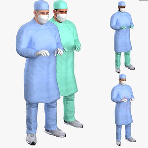 Surgeon 4K Rigged