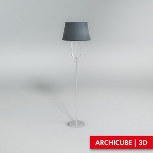 3d model floor lamp