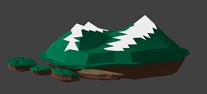 mountain island games 3D model