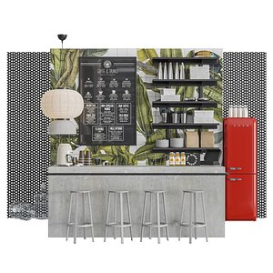 3D coffee shop