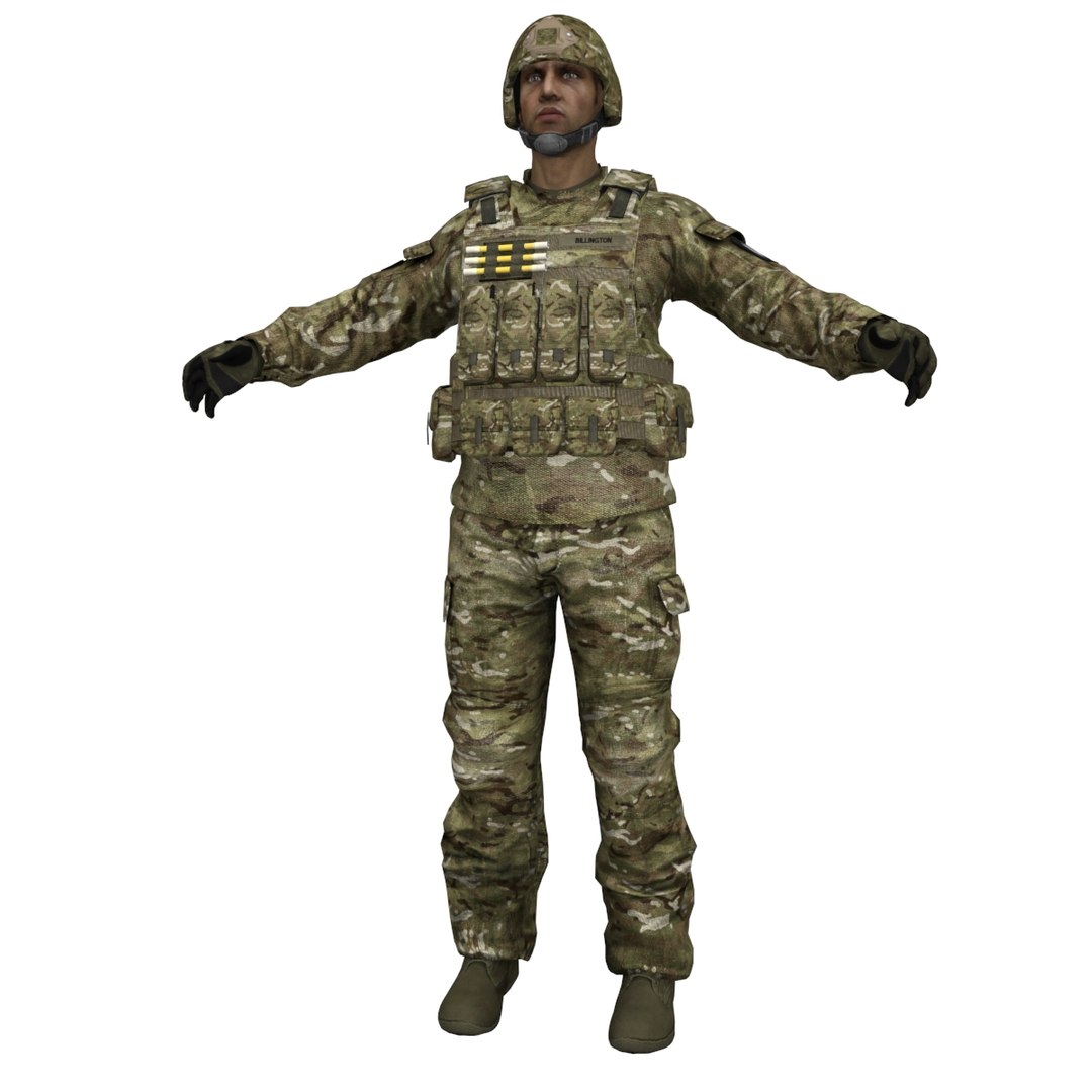 3d Max Rigged Soldier S