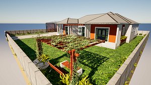 Modern 3 Bedroom Bungalow and Compound