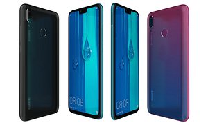 3D model huawei y9 2019 colors