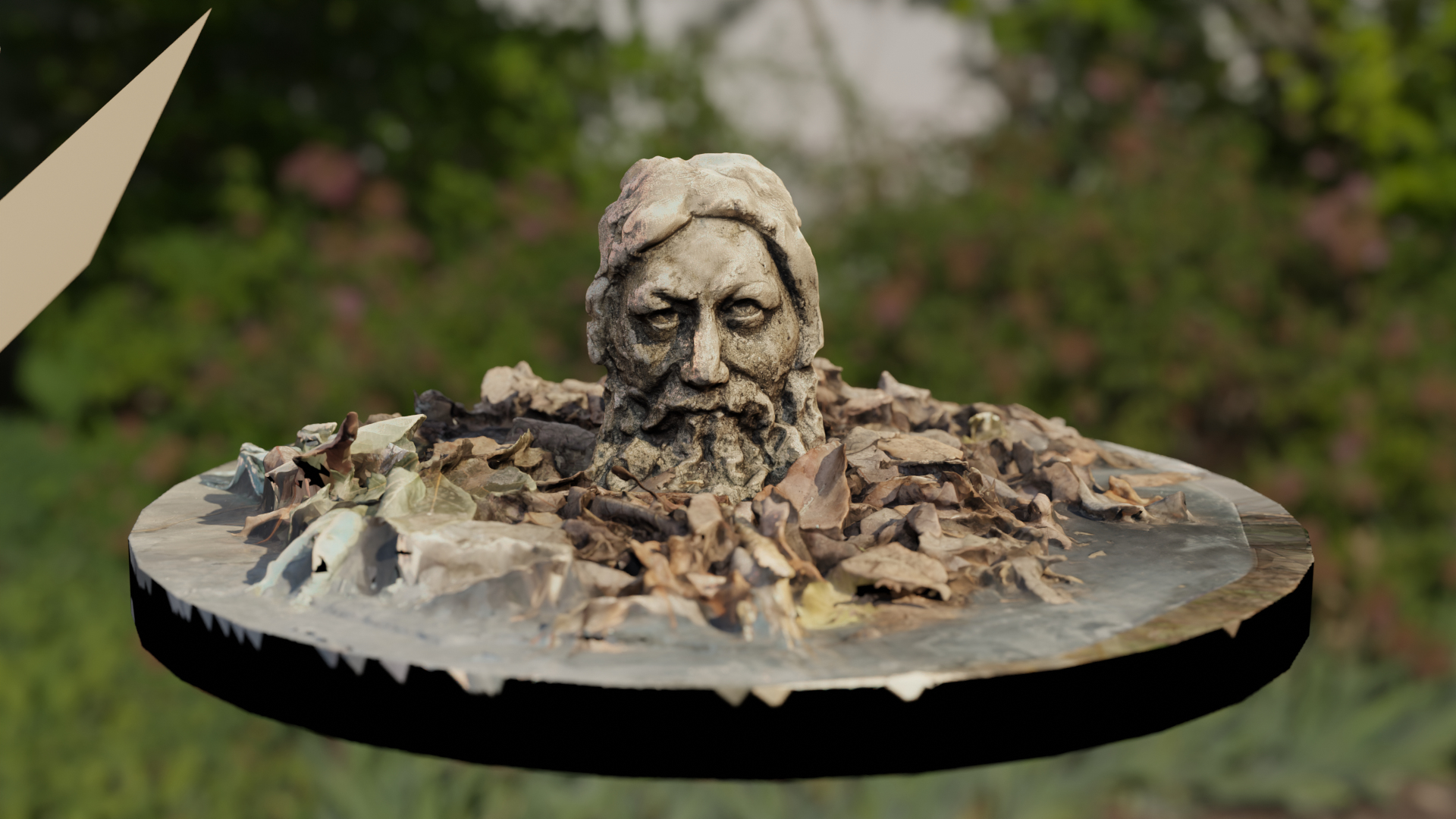 3D Rasputin Mask Scan With Leaves Model - TurboSquid 1845506