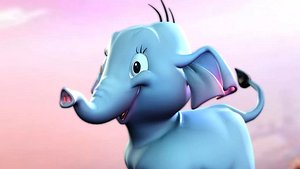 cartoon elephant rig model 3D model