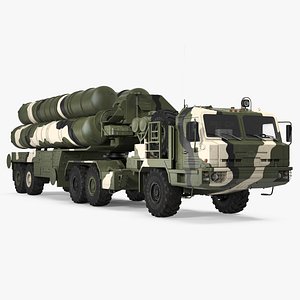 3D model sa-21 growler mobile missile