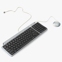 Apple iMac G3 Keyboard and Mouse Blue