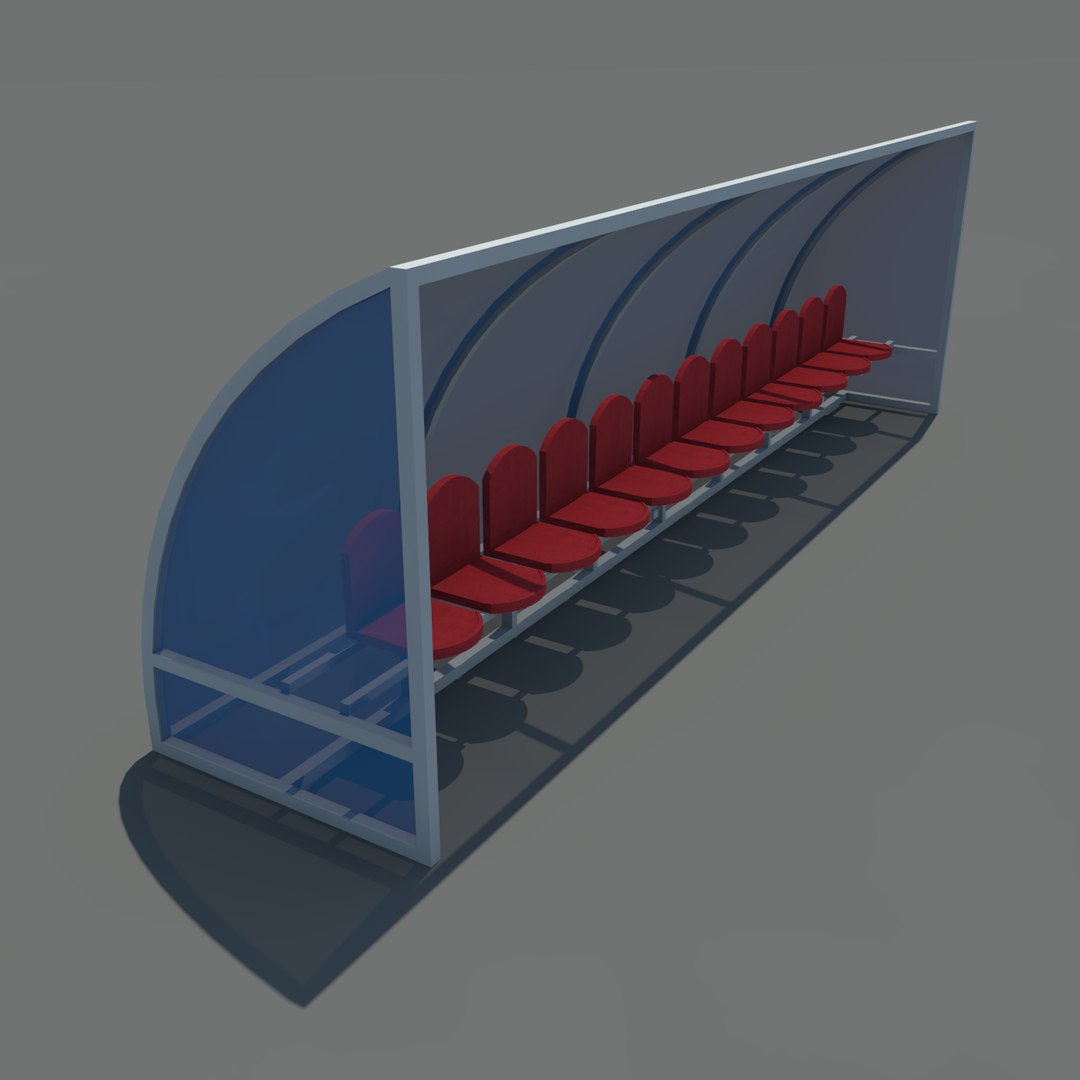 3D Ready Soccer Bench TurboSquid 1224273   4 