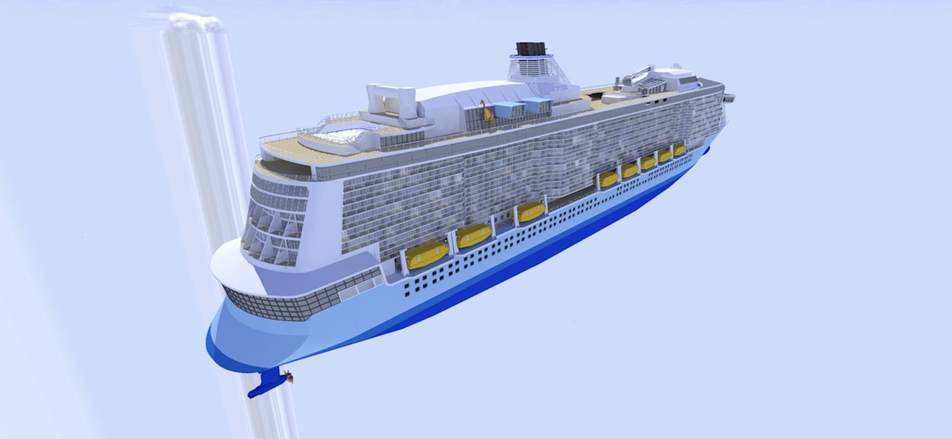 Cruise Ship 3d Model