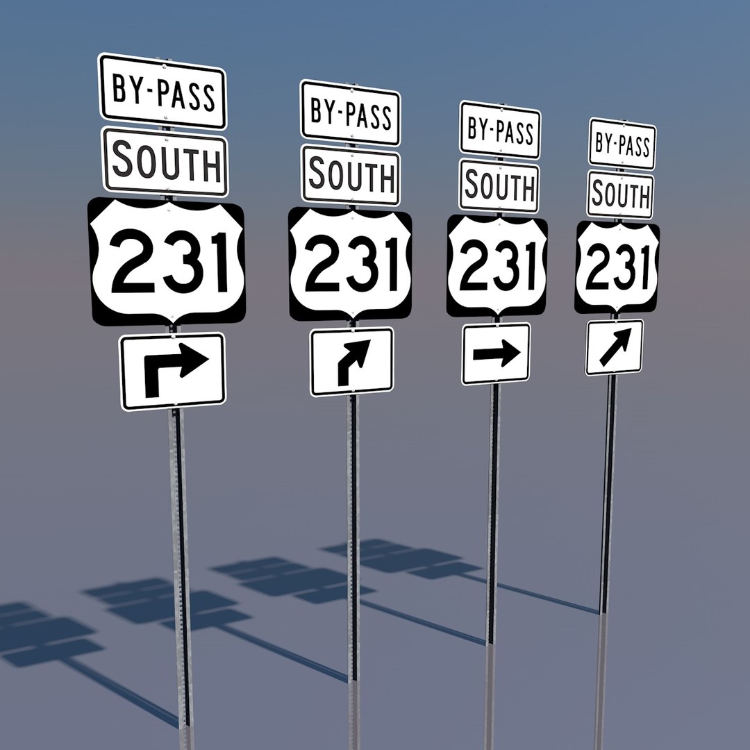 U S Highway 231 3d C4d