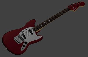 fender japan 69 reissue 3D model