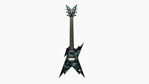 3D Electric Guitar B03 Thunder - Music Instrument Design model