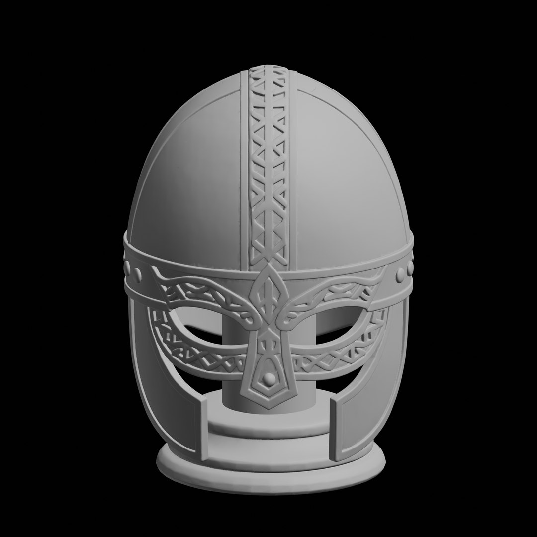 3D Viking Warrior Helmet 3D Print Model Fantasy Armor Model ...
