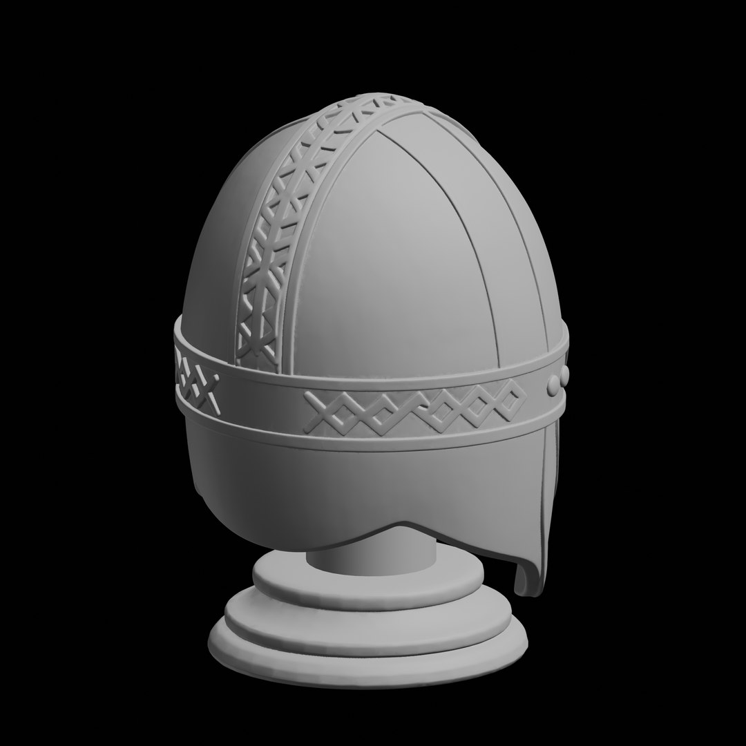 3D Viking Warrior Helmet 3D Print Model Fantasy Armor Model ...