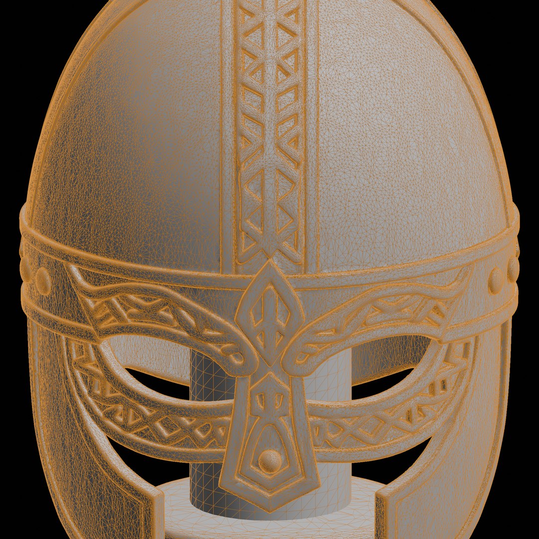 3D Viking Warrior Helmet 3D Print Model Fantasy Armor Model ...