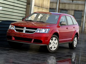 dodge journey 3d model