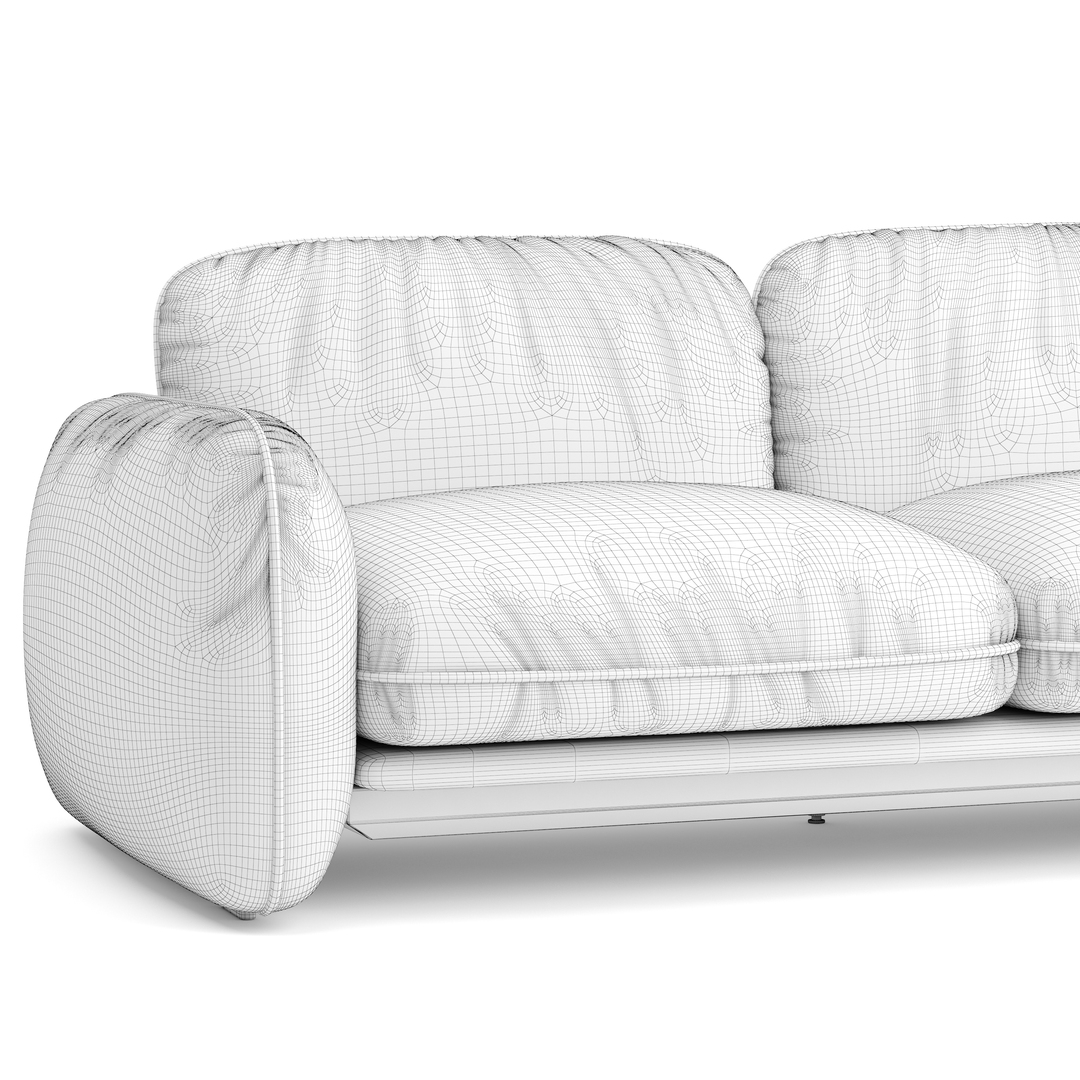 Baxter Brigitte sofa 3D model - TurboSquid 1733276