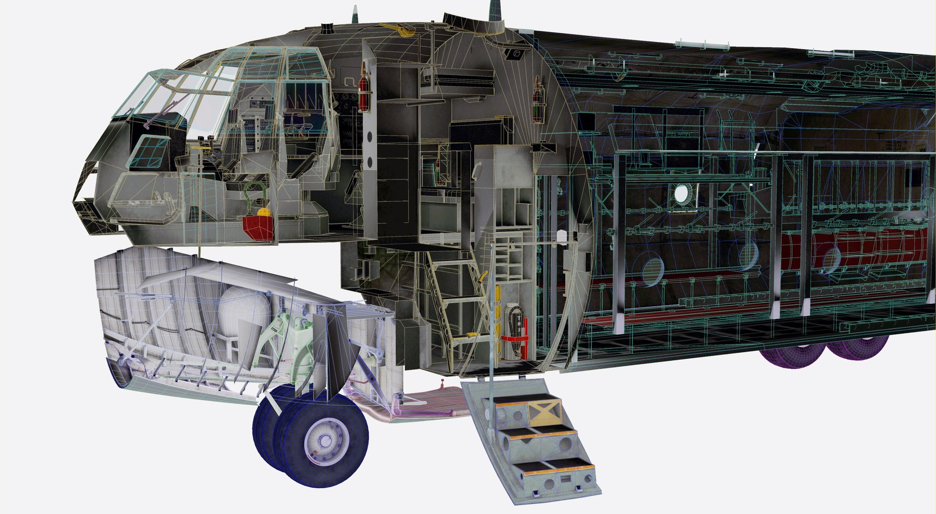 3D Lockheed Martin C-130J Super Hercules  Highly Detailed 3D Model https://p.turbosquid.com/ts-thumb/21/DnbVsI/87/wire_05/jpg/1761808928/1920x1080/fit_q87/b0bb8b8e9315f70fd044fd16580ccaca1a5f206f/wire_05.jpg