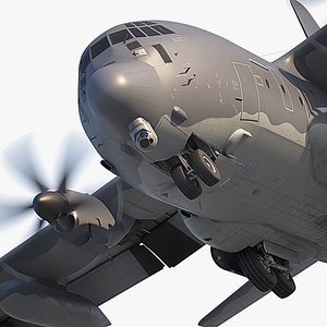 Lockheed Martin C-130J Super Hercules  Highly Detailed 3D Model