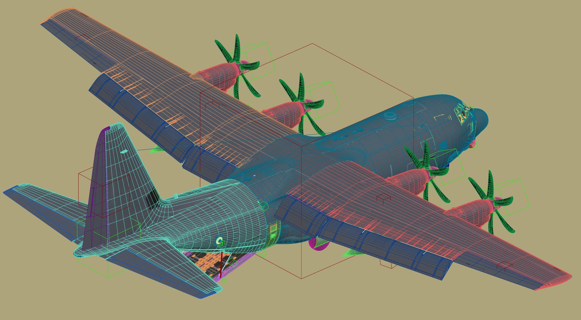 3D Lockheed Martin C-130J Super Hercules  Highly Detailed 3D Model https://p.turbosquid.com/ts-thumb/21/DnbVsI/xX/wire_03/jpg/1761808927/1920x1080/fit_q87/397b417d825cd7bae83e9ebe09c6dcb225138813/wire_03.jpg