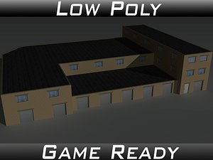 factory building 35 3D model