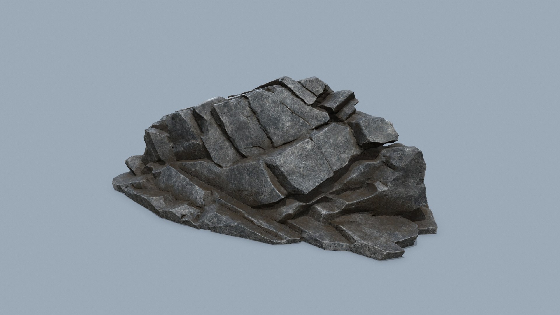 3D Cliff Rocks Model - TurboSquid 2212977