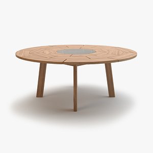roda brick table 003 3d model