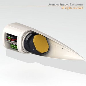 3d model selex radar gripen