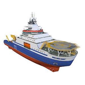 3d model polar icebreaker
