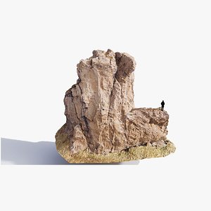 3D Volcanic Mountain Cliffs C - 3D PBR Model