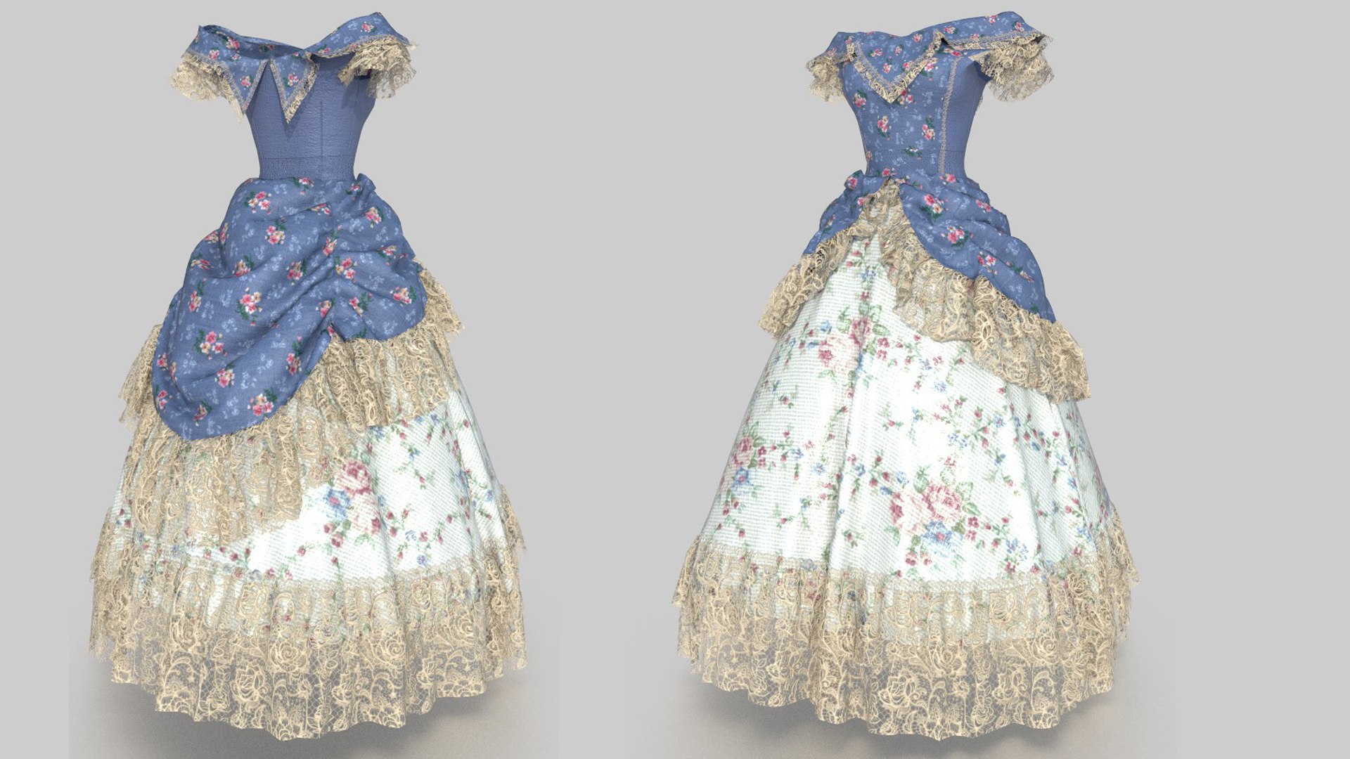 3D ROCOCO ERA DRESS model https://p.turbosquid.com/ts-thumb/21/QtyHDu/xV/render1/jpg/1700932779/1920x1080/fit_q87/b276baa0355e3632abed136e145f8618d20f11ce/render1.jpg