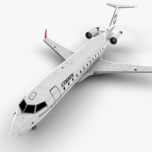 air bombardier crj 200 3D model