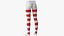 Collant a righe rosse