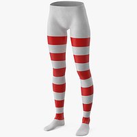Top Tights with Red Stripes