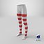 Collant a righe rosse