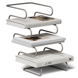 Tucas Home Snake Magazine Rack Mink 3D model