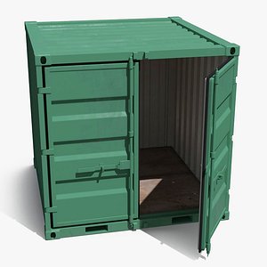 8 ft storage container 3d max