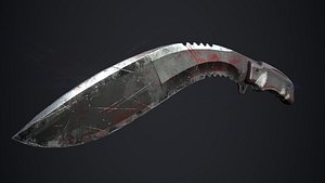 3D kukri knife model